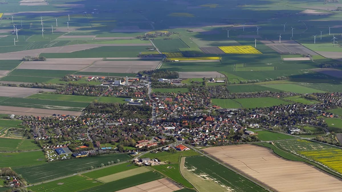 Ortsansicht von Wesselburen